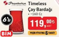 PAŞABAHÇE TİMELESS ÇAY BARDAĞI